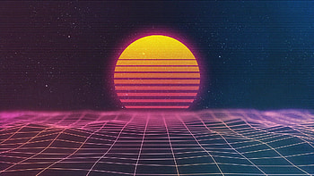 General science fiction Retro style digital art HD wallpaper
