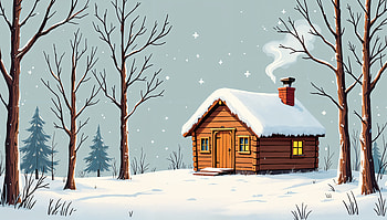 Cozy Cabin Vibes: Ultra for Winter Bliss, cozy cabin, cabin, winter, snow, tree HD wallpaper