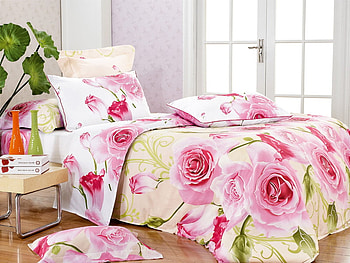 Bedroom for a princess, white, bed, roses, girl, pink, bedroom, light, bright, green, nature, flowers, princess HD wallpaper