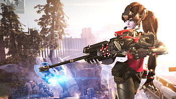 Widowmaker In Overwatch, overwatch, games, deviantart, artwork HD wallpaper