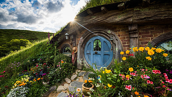 Hobbiton HD wallpaper