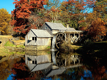 Landscape, Houses, Rivers HD wallpaper