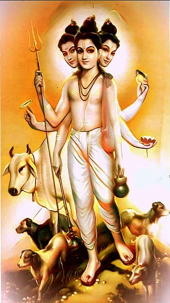 Dattreaya, god, dattatreya HD phone wallpaper