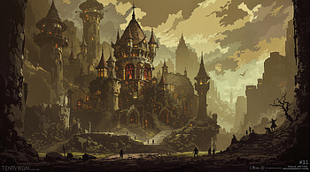 Dwarven Stronghold: Ultra Adventure, castle, fantasy, architecture, landscape, fantasy landscape HD wallpaper