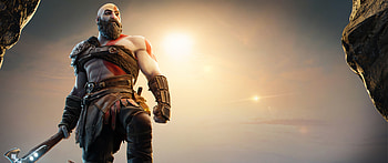 Fortnite, Kratos HD wallpaper