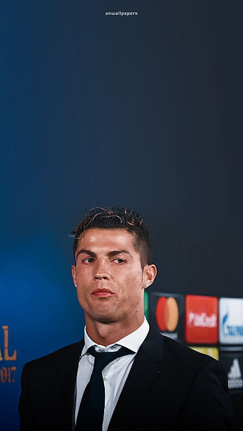 Ronaldo, noodle hair ronaldo, siuuu, Cristiano, football HD phone wallpaper