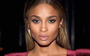 Ciara, American singer, Maroon dress, High quality HD wallpaper
