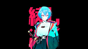 Rei Ayanami Neon Genesis Evangelion , rei-ayanami, neon-genesis-evangelion, anime-girl, anime, dark, black, oled, deviantart HD wallpaper