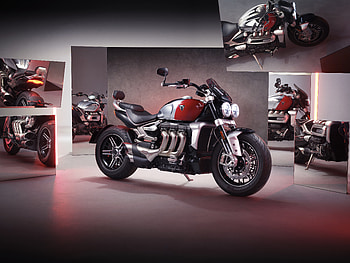 Triumph Rocket III GT Chrome Edition, Triumph Chrome Edition, vehicle, Triumph Rocket III HD wallpaper