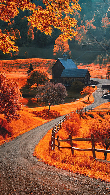 Autumn Landscape / lock screen background. Tap to see more Beautiful landscapes HD phone wallpaper