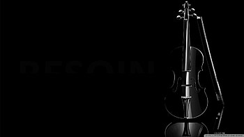 Black Violin High Definition Fullscreen HD wallpaper