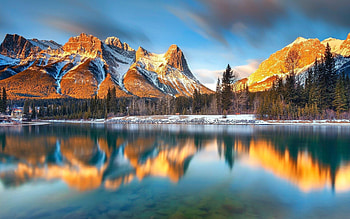 Canada travels, Alberta landmarks, Stunning scenery, Natural beauty HD wallpaper