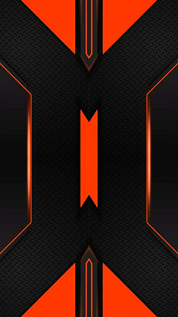 reyeer, digital, tech, new, android, black, pattern, abstract, , orange, red, 3d, material, modern, corporate, future, shapes, , design, geometric, gamer, galaxy HD phone wallpaper