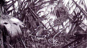 drawings done by demons HD wallpaper