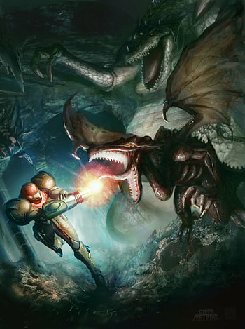 Artwork, Metroid Dread HD phone wallpaper