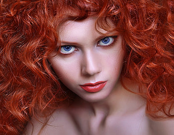 Flame, model, beautiful, redhead, people, female HD wallpaper