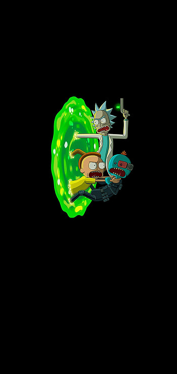 High Quality Samsung Galaxy Note 10 & Note 10 Plus, Rick And Morty Black HD phone wallpaper