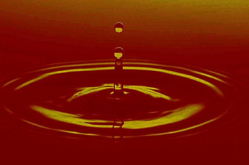 red yellow, time, drip, fan out HD wallpaper