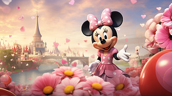 Enchanting Minnie Mouse Disney, Minnie Mouse, movie, Disney HD wallpaper
