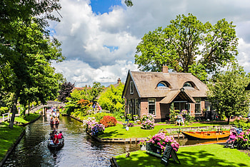 Car- cities, Giethoorn, Netherlands, Travel HD wallpaper