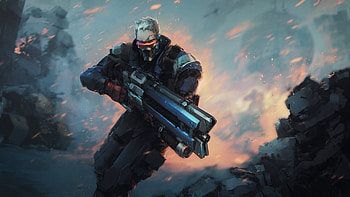 Overwatch Soldier 76 , soldier-76, overwatch, games, deviantart HD wallpaper