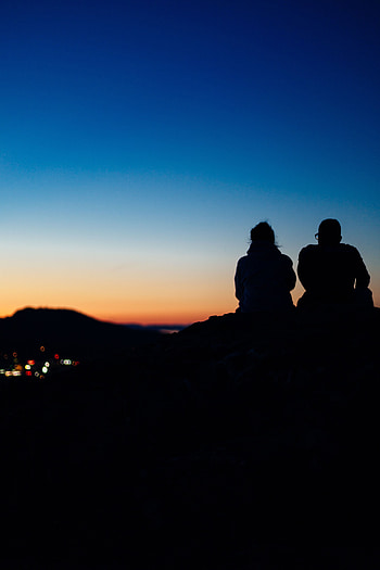 Sunset, Twilight, Dark, Dusk, Evening, Iluets, Ilueta HD phone wallpaper