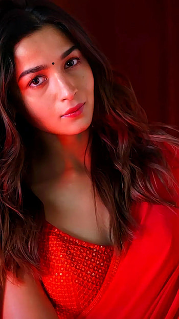 Alia bhatt, bollywood actress, saree beauty HD phone wallpaper