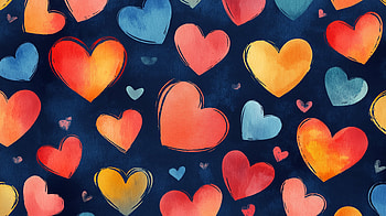 Heart Pattern : A Perfect Romantic Touch for Your Screen, heart pattern, heart, pattern, colorful, love HD wallpaper