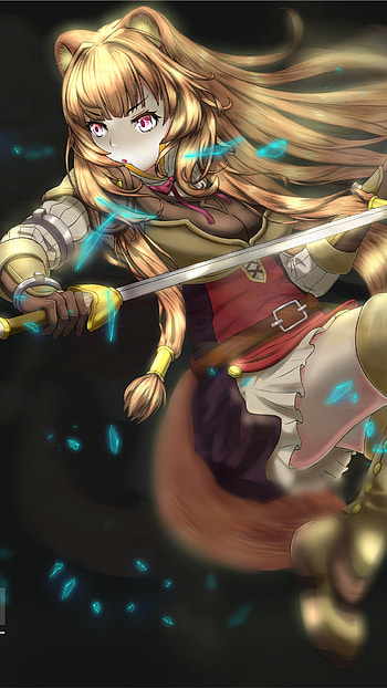 Raphtalia, Raphtalia (The Rising of the Shield Hero), sword, Anime, The Rising of the Shield Hero HD phone wallpaper
