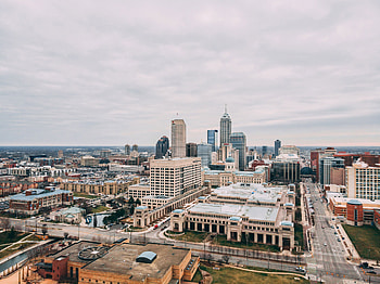 Indianapolis Skyline, Locals Guide, Fabulous Weekend HD wallpaper