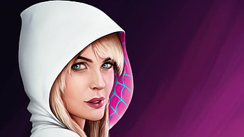 Spider Gwen Mask Off, gwen-stacy, superheroes, artist, artwork, digital-art, artstation HD wallpaper