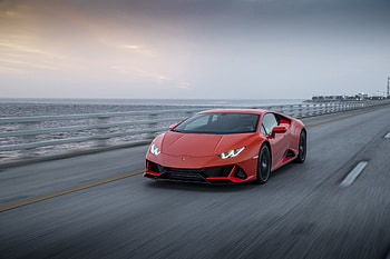 Red car, Lamborghini Huracan, sportcar HD wallpaper