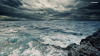 Stormy Sea Sky ... HD wallpaper
