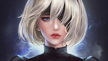 2b Nier Fanart Art, nier-automata, games, artist, artwork, digital-art, artstation HD wallpaper