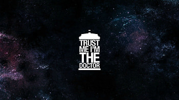 Trust Me I Am Doctor, doctor, typography HD wallpaper