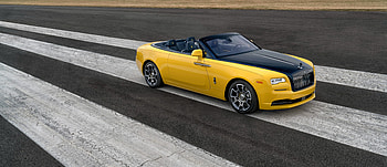 Yellow, Rolls-Royce Dawn, convertible HD wallpaper