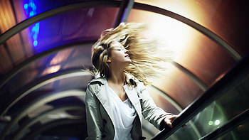 Blonde Wind, blone, hair, wind, girls HD wallpaper