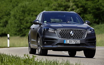 2022, Borgward BX7, front view, exterior, gray SUV, new gray BX7, Borgward HD wallpaper