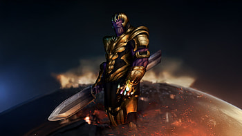 Thanos Reign, thanos, supervillain, superheroes, artwork, digital-art, art, artstation HD wallpaper