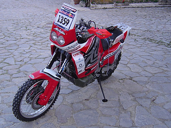 Rally Bike, thrill, rally, offroad, endurance HD wallpaper