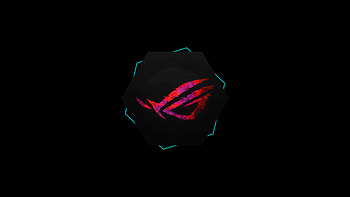 Rog Logo Minimal , republic-of-gamers, asus, computer, logo, minimalism, minimalist, dark, black HD wallpaper