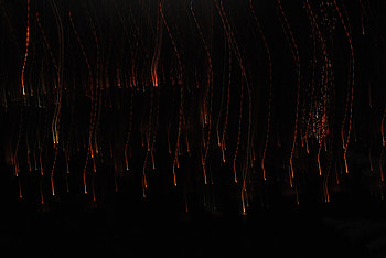 Abstract, Sparks, Fall, Long Exposure HD wallpaper