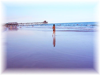 Shiny Beach, other, people, ocean, beach HD wallpaper