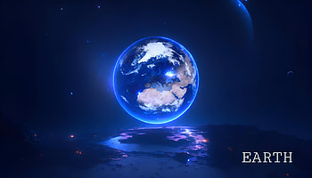 Neon: Earth, space, planet, nature, Earth From Space HD wallpaper