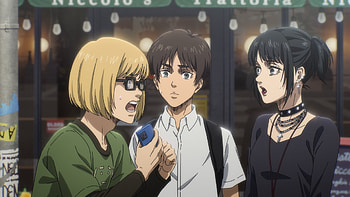 : Eren, Armin & Mikasa - Attack on Titan: The Last Attack, Anime, Attack on Titan the Movie: The Last Attack, Eren Yeager, Armin Arlert, Mikasa Ackerman, Eren & Mikasa HD wallpaper