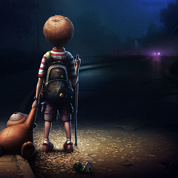 Boy Broken Hearted Alone Sad Anime HD phone wallpaper