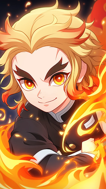 Kyojuro Rengoku : Ignite Your Screen with Demon Slayer Energy, Anime, Demon Slayer: Kimetsu no Yaiba, Kyojuro Rengoku HD phone wallpaper