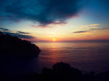 Ocean Beach Sunset, ocean, beach, sunset, sunrise, dusk, dawn, nature HD wallpaper