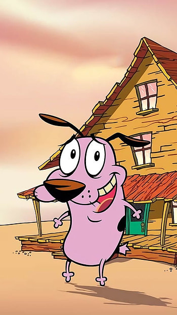 Cartoon Dog, Courage Dog HD phone wallpaper