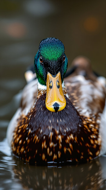 Serene Mallard: Nature's Beauty for Your , Animal, duck, Wildlife HD phone wallpaper